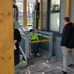 Photo 5 - Jaunais Rīgas Panorāmas rats – pieejamības tests no “Apeirons” brīvprātīgā skatu punkta