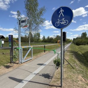 Photo 3 - Gulbenē atklāts pirmais visiem pieejamais Zaļais dzelzceļa celiņš