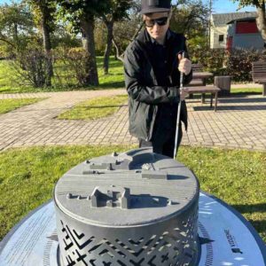 Photo 1 - Gulbenes dzelzceļa stacijas taktilā karte