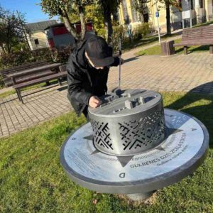 Photo 2 - Gulbenes dzelzceļa stacijas taktilā karte