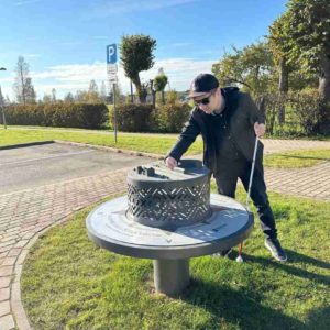 Photo 3 - Gulbenes dzelzceļa stacijas taktilā karte